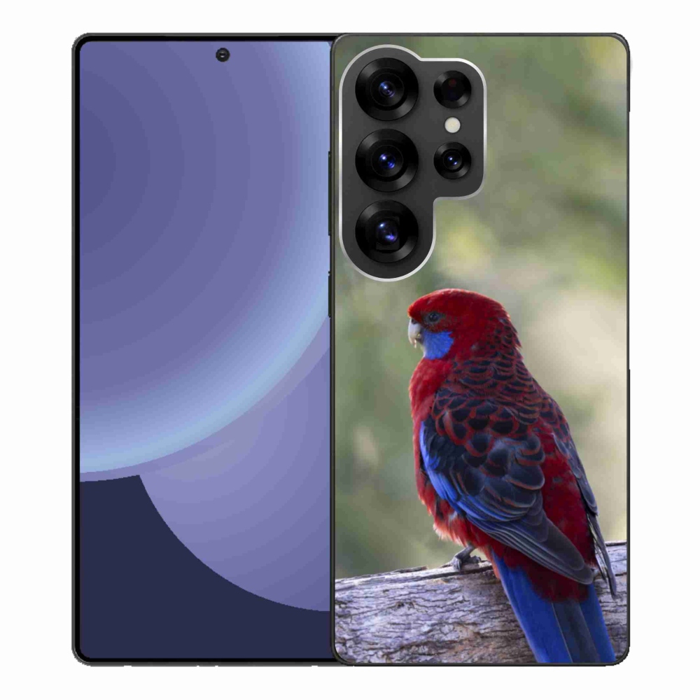 Gelový kryt mmCase na Samsung Galaxy S25 Ultra - papoušek rosela