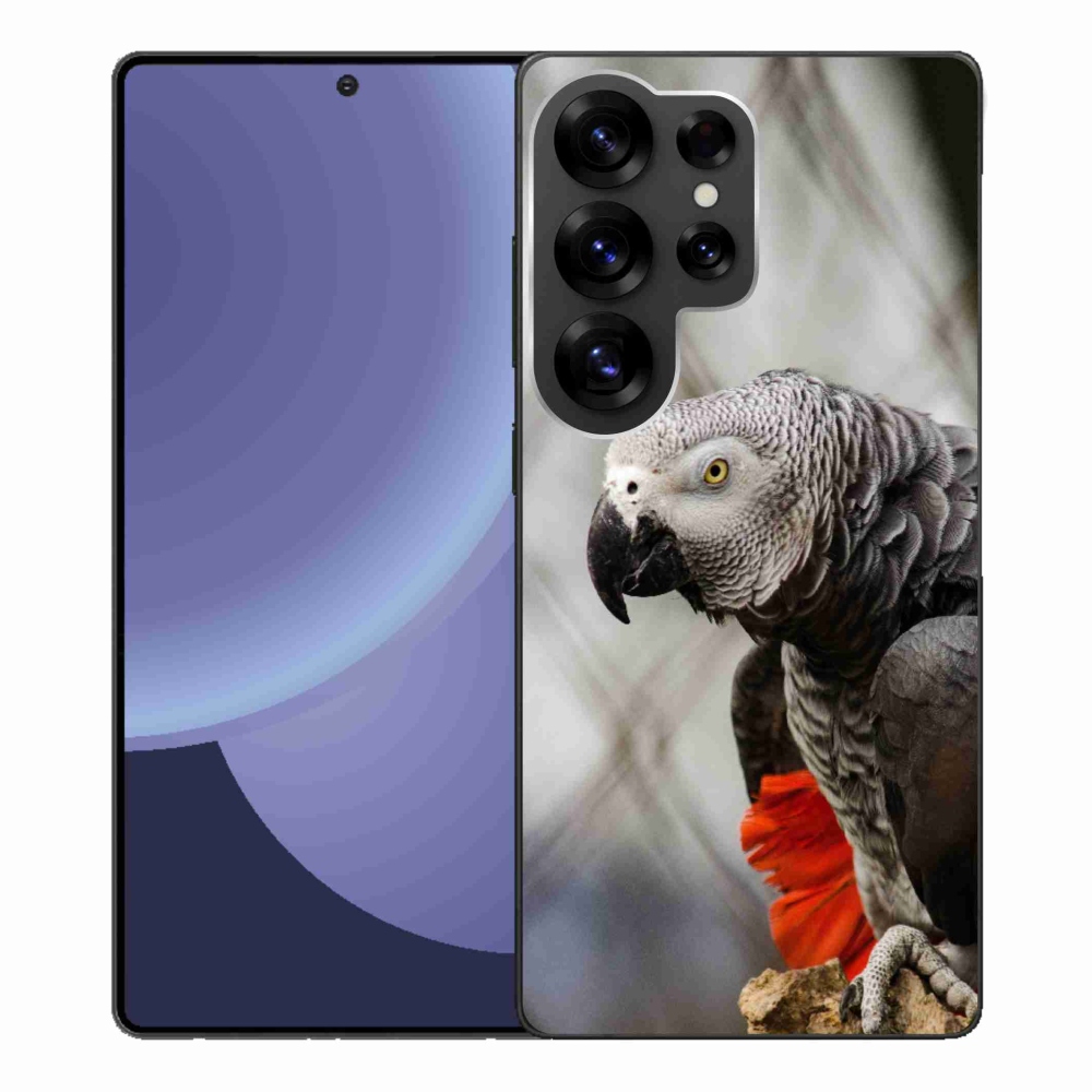 Gelový kryt mmCase na Samsung Galaxy S25 Ultra - papoušek žako 3