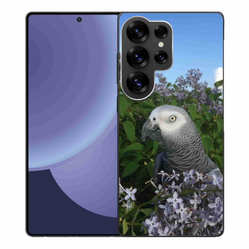 Gelový kryt mmCase na Samsung Galaxy S25 Ultra - papoušek žako
