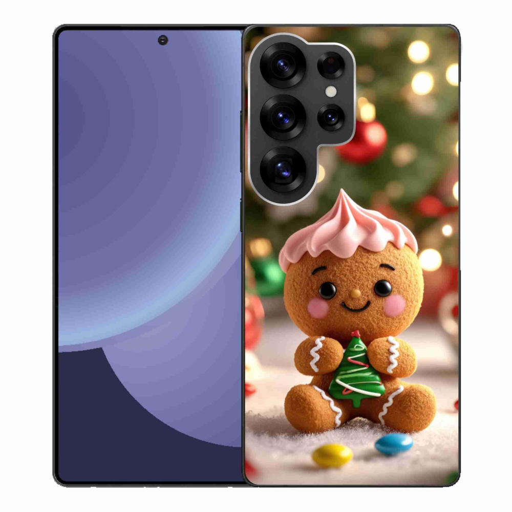 Gelový kryt mmCase na Samsung Galaxy S25 Ultra - perníček