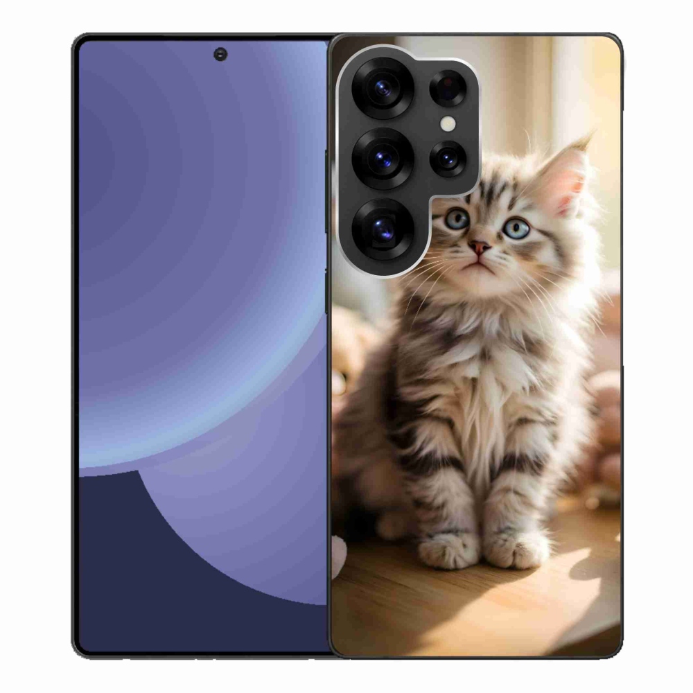 Gelový kryt mmCase na Samsung Galaxy S25 Ultra - roztomilé kotě 10