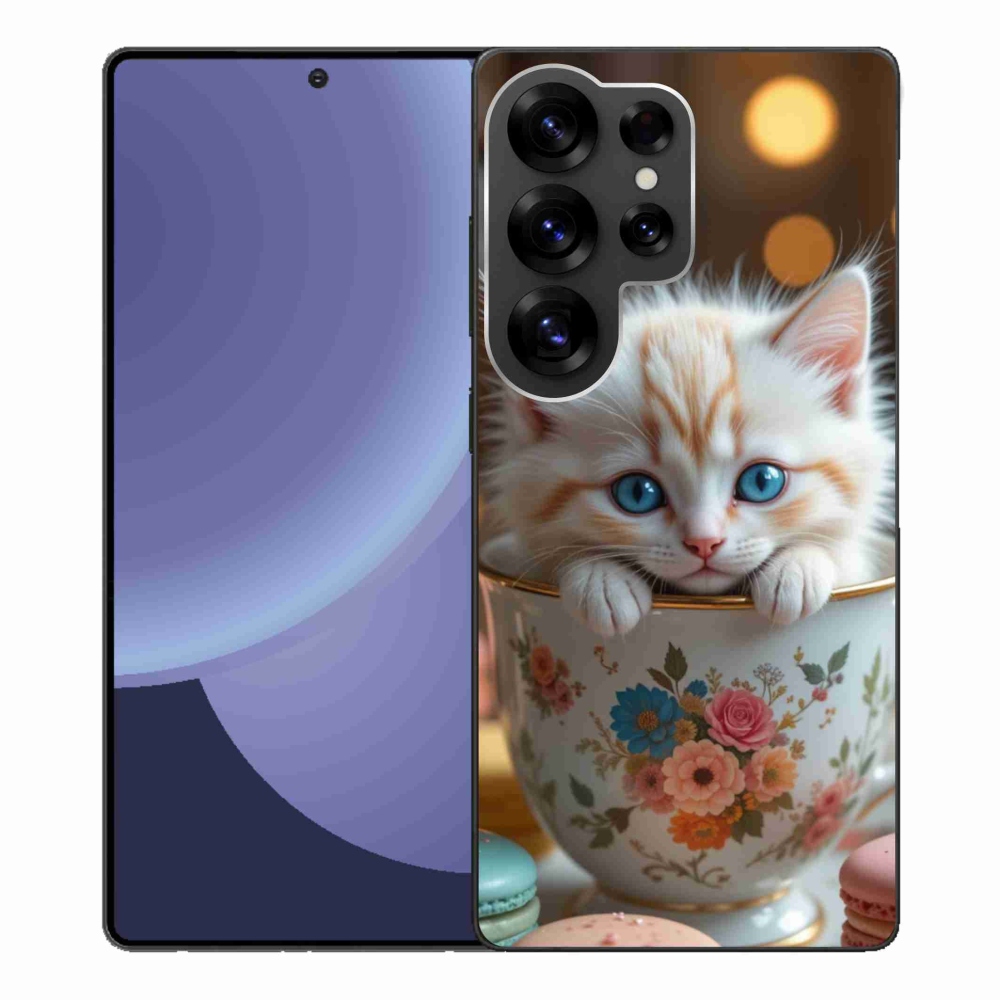 Gelový kryt mmCase na Samsung Galaxy S25 Ultra - roztomilé kotě 6