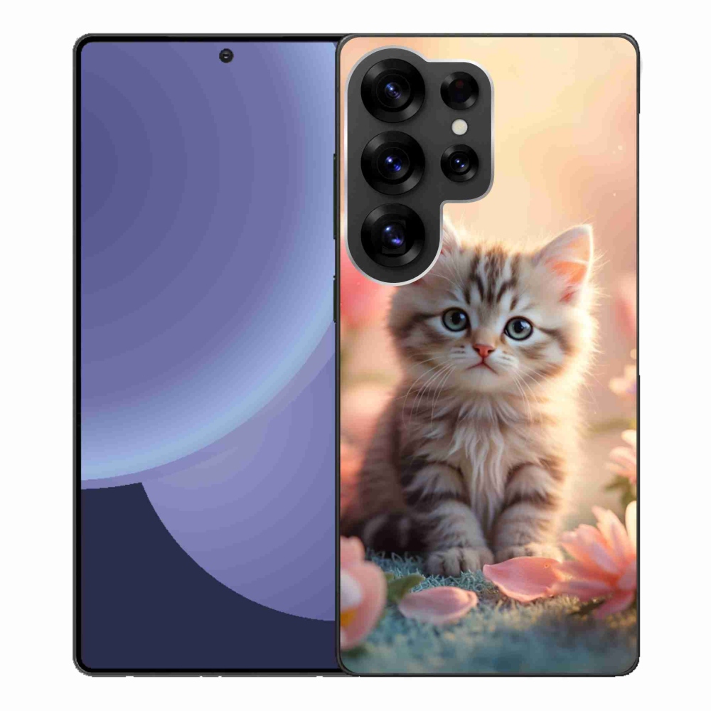 Gelový kryt mmCase na Samsung Galaxy S25 Ultra - roztomilé kotě 8