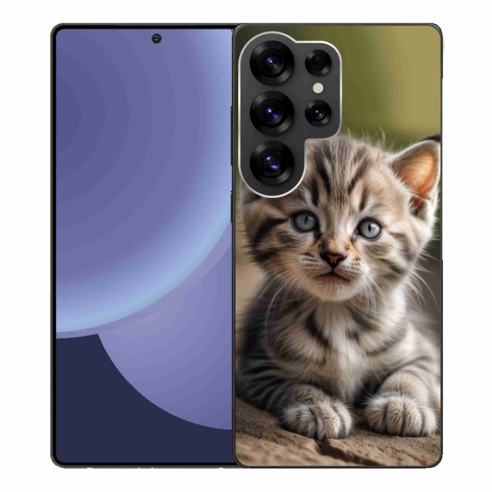 Gelový kryt mmCase na Samsung Galaxy S25 Ultra - roztomilé kotě 9