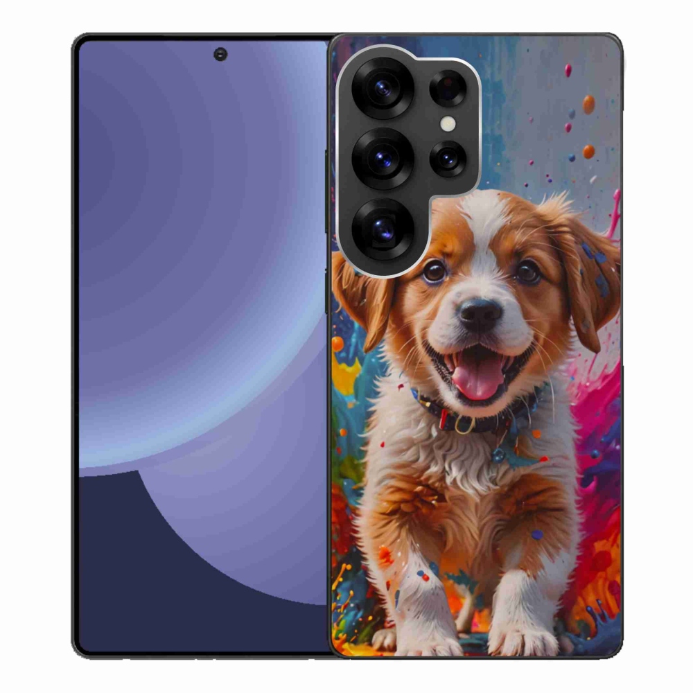 Gelový kryt mmCase na Samsung Galaxy S25 Ultra - roztomilé štěně 3