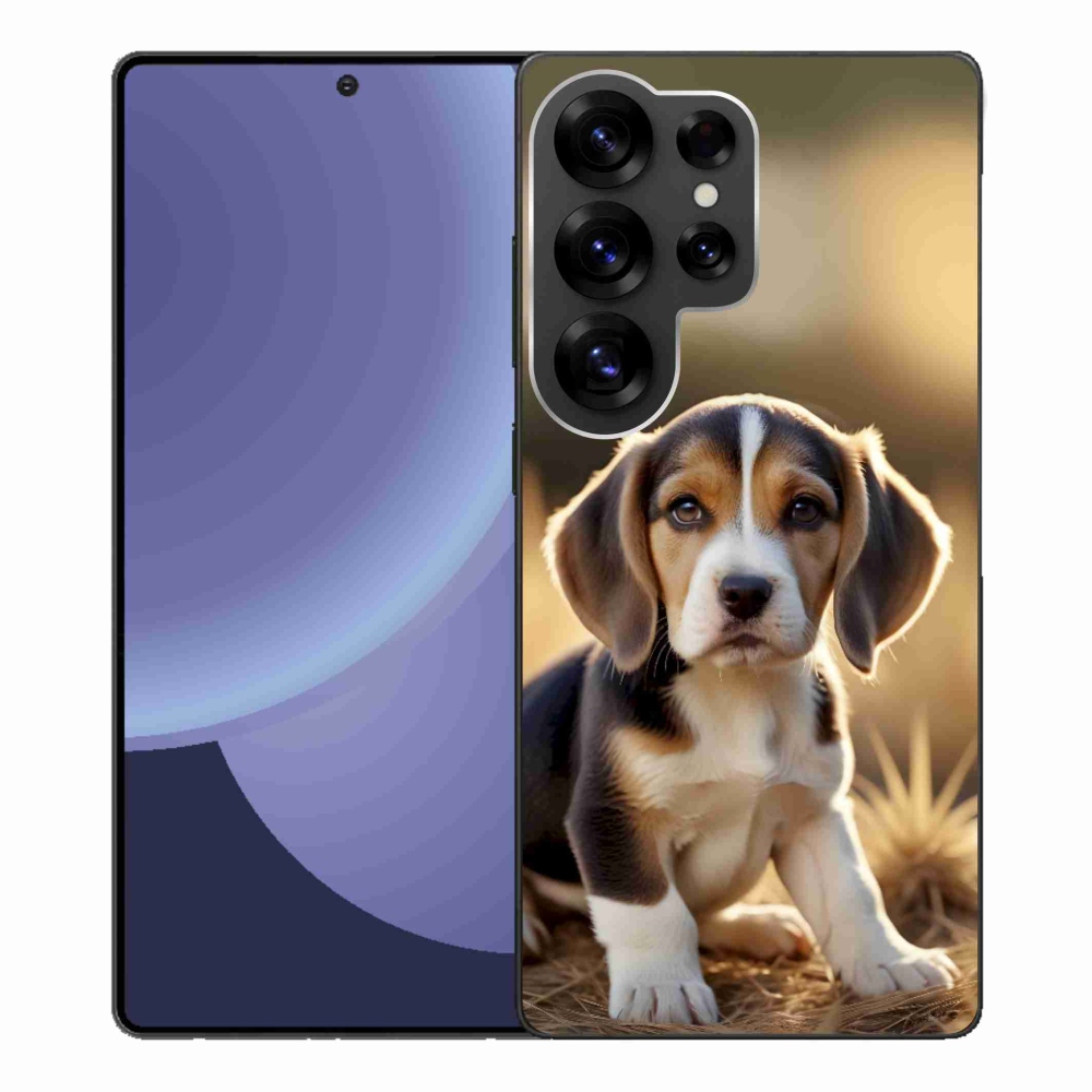 Gelový kryt mmCase na Samsung Galaxy S25 Ultra - roztomilý bígl