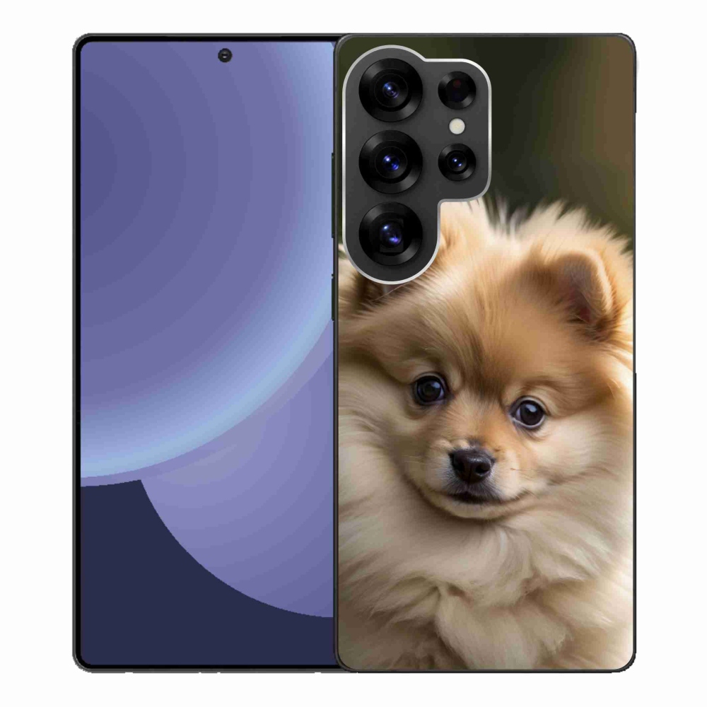 Gelový kryt mmCase na Samsung Galaxy S25 Ultra - roztomilý pomeranian 2