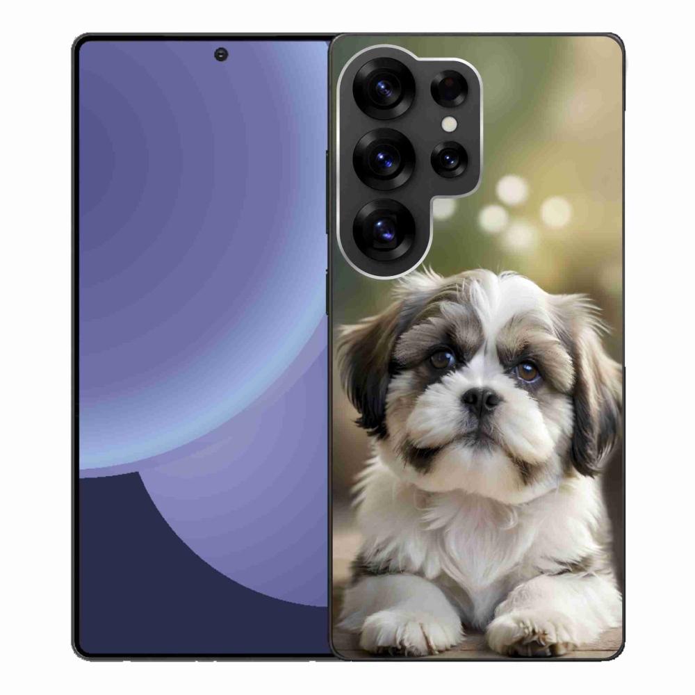 Gelový kryt mmCase na Samsung Galaxy S25 Ultra - roztomilý shih-tzu