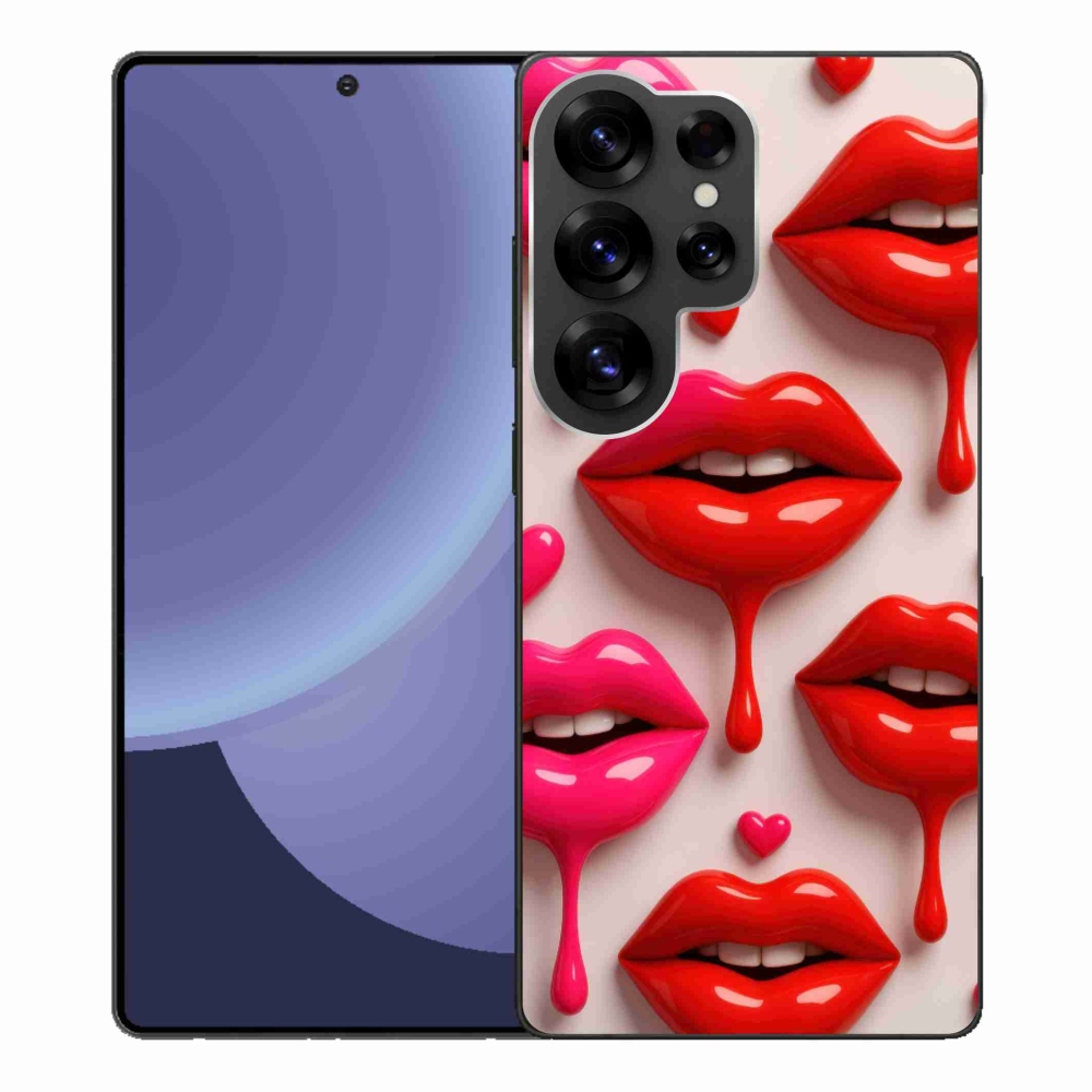 Gelový kryt mmCase na Samsung Galaxy S25 Ultra - rty 2