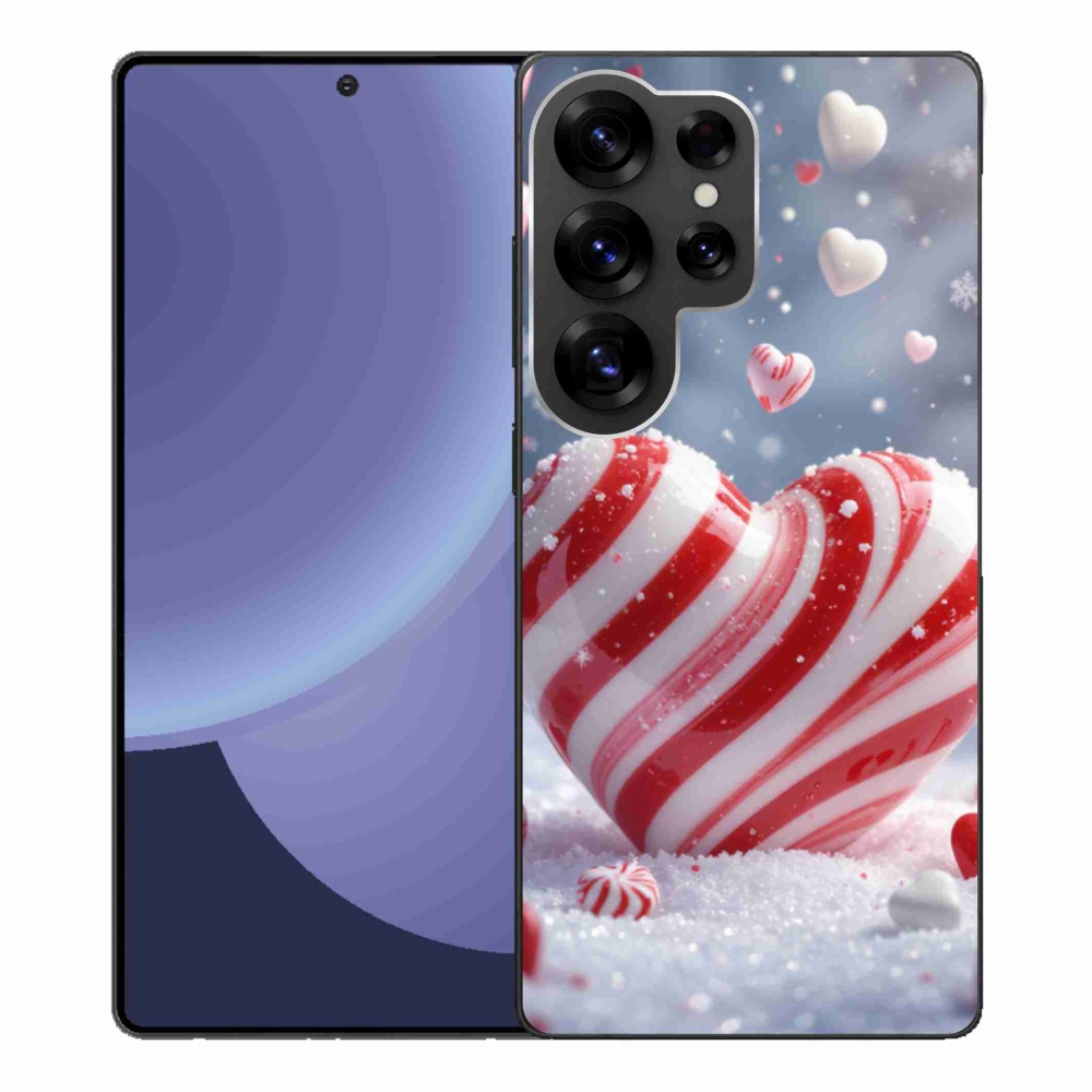 Gelový kryt mmCase na Samsung Galaxy S25 Ultra - sladké srdce