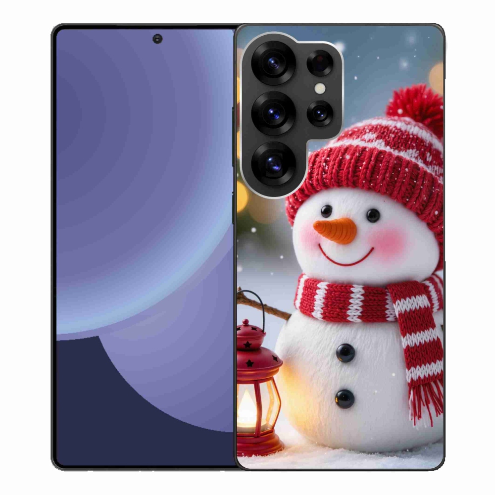 Gelový kryt mmCase na Samsung Galaxy S25 Ultra - sněhulák 2