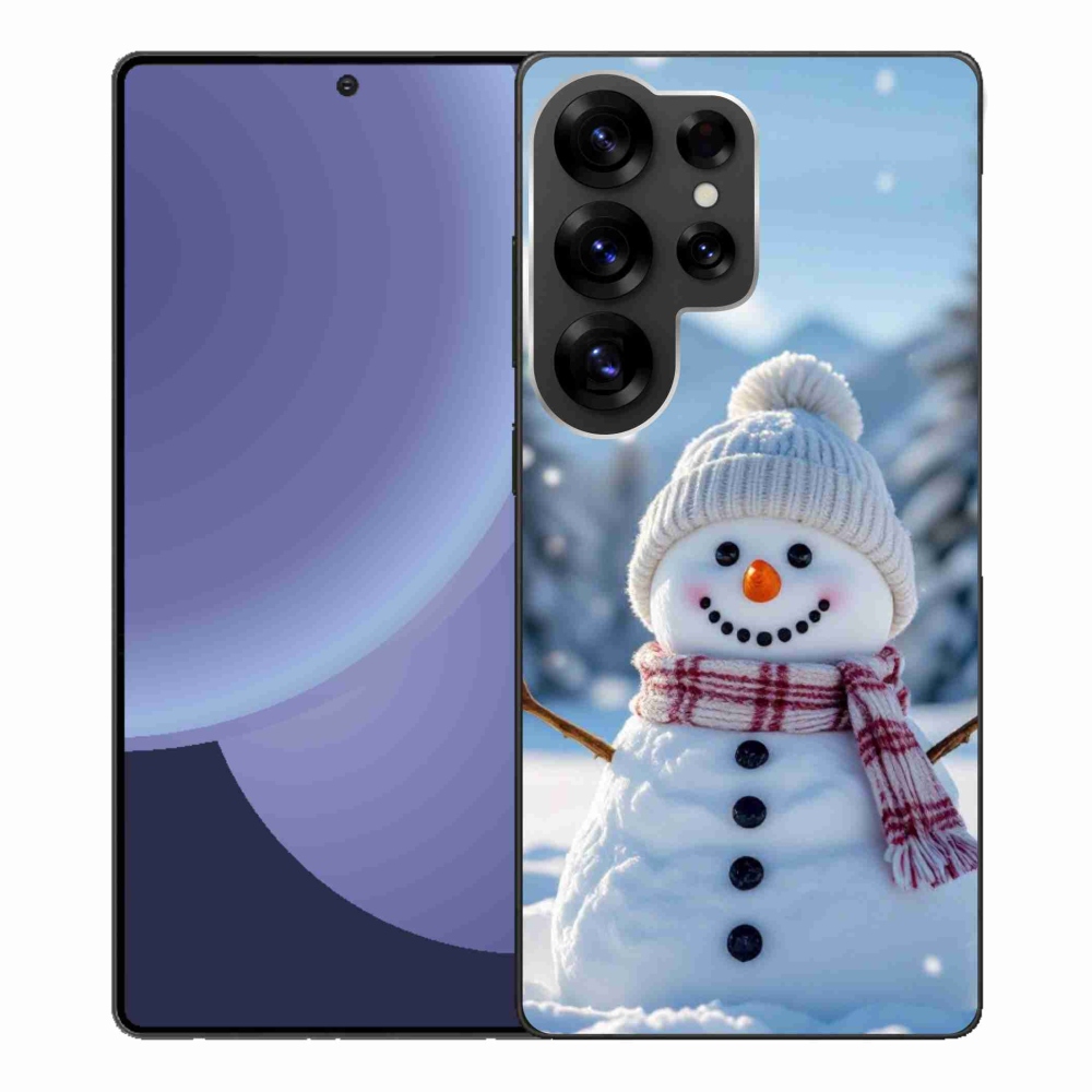 Gelový kryt mmCase na Samsung Galaxy S25 Ultra - sněhulák 3