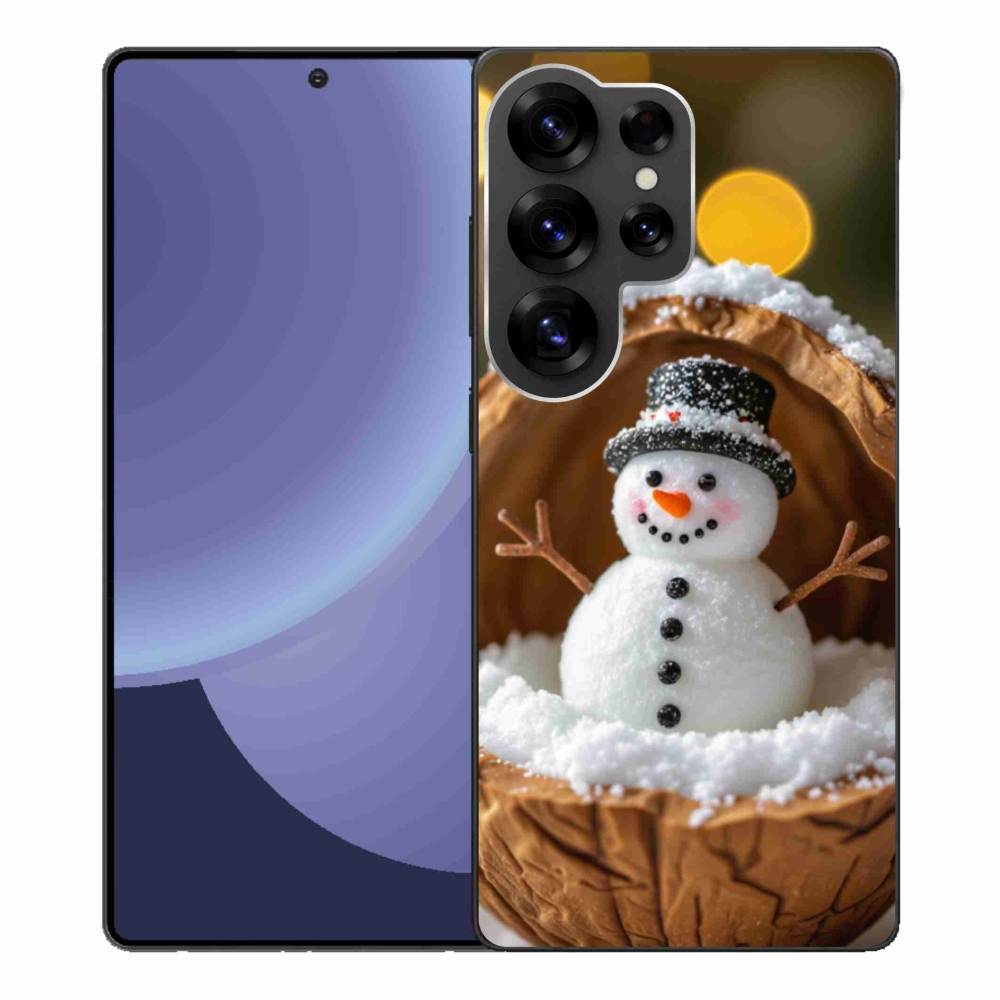 Gelový kryt mmCase na Samsung Galaxy S25 Ultra - sněhulák 4