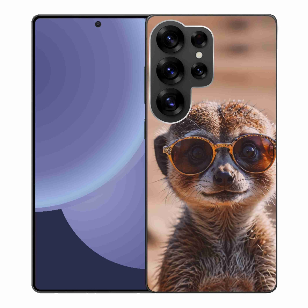 Gelový kryt mmCase na Samsung Galaxy S25 Ultra - stylová surikata