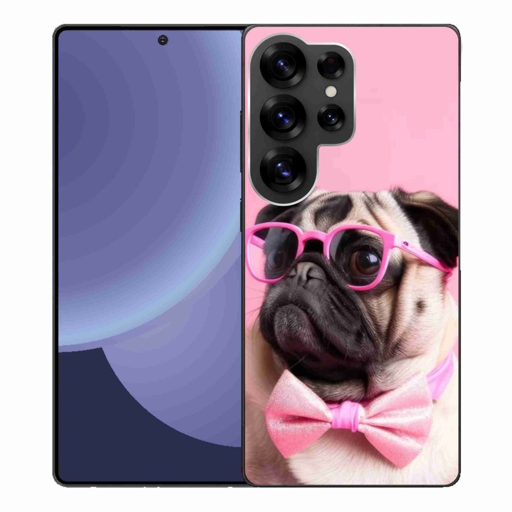 Gelový kryt mmCase na Samsung Galaxy S25 Ultra - stylový mops