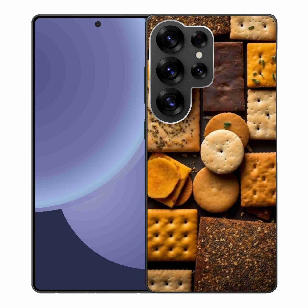 Gelový kryt mmCase na Samsung Galaxy S25 Ultra - sušenky