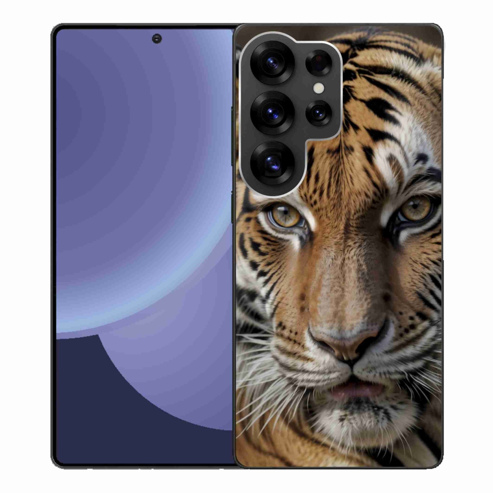 Gelový kryt mmCase na Samsung Galaxy S25 Ultra - tygří pohled