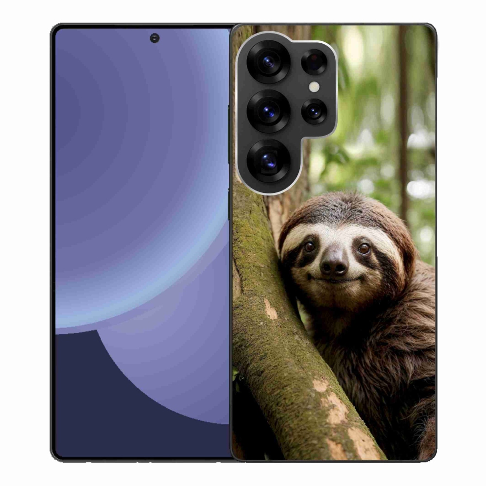 Gelový kryt mmCase na Samsung Galaxy S25 Ultra - usměvavý lenochod