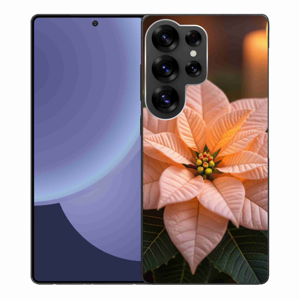 Gelový kryt mmCase na Samsung Galaxy S25 Ultra - vánoční hvězda