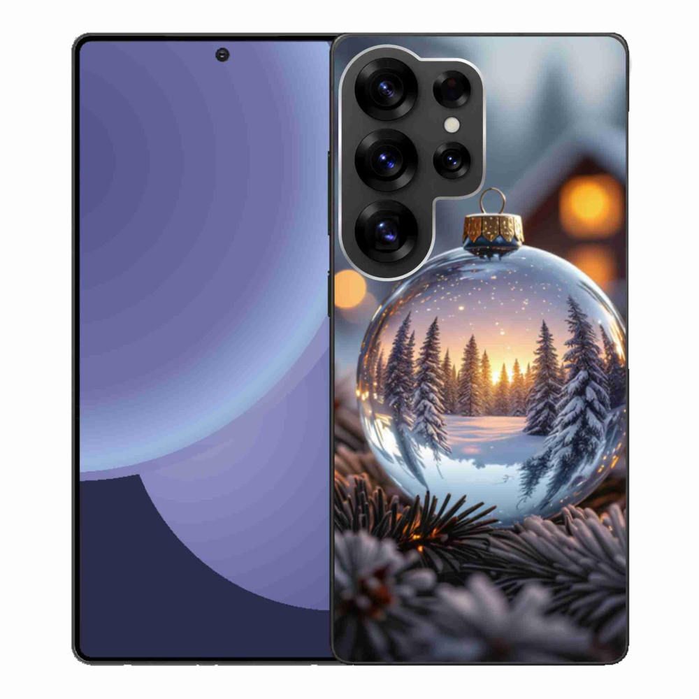 Gelový kryt mmCase na Samsung Galaxy S25 Ultra - vánoční ozdoba