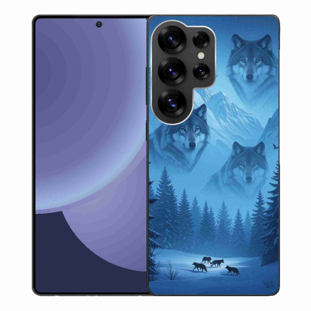 Gelový kryt mmCase na Samsung Galaxy S25 Ultra - vlčí smečka