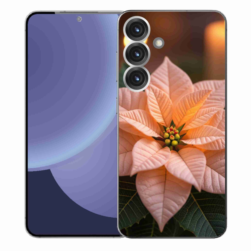 Gelový kryt mmCase na Samsung Galaxy S25+ - vánoční hvězda