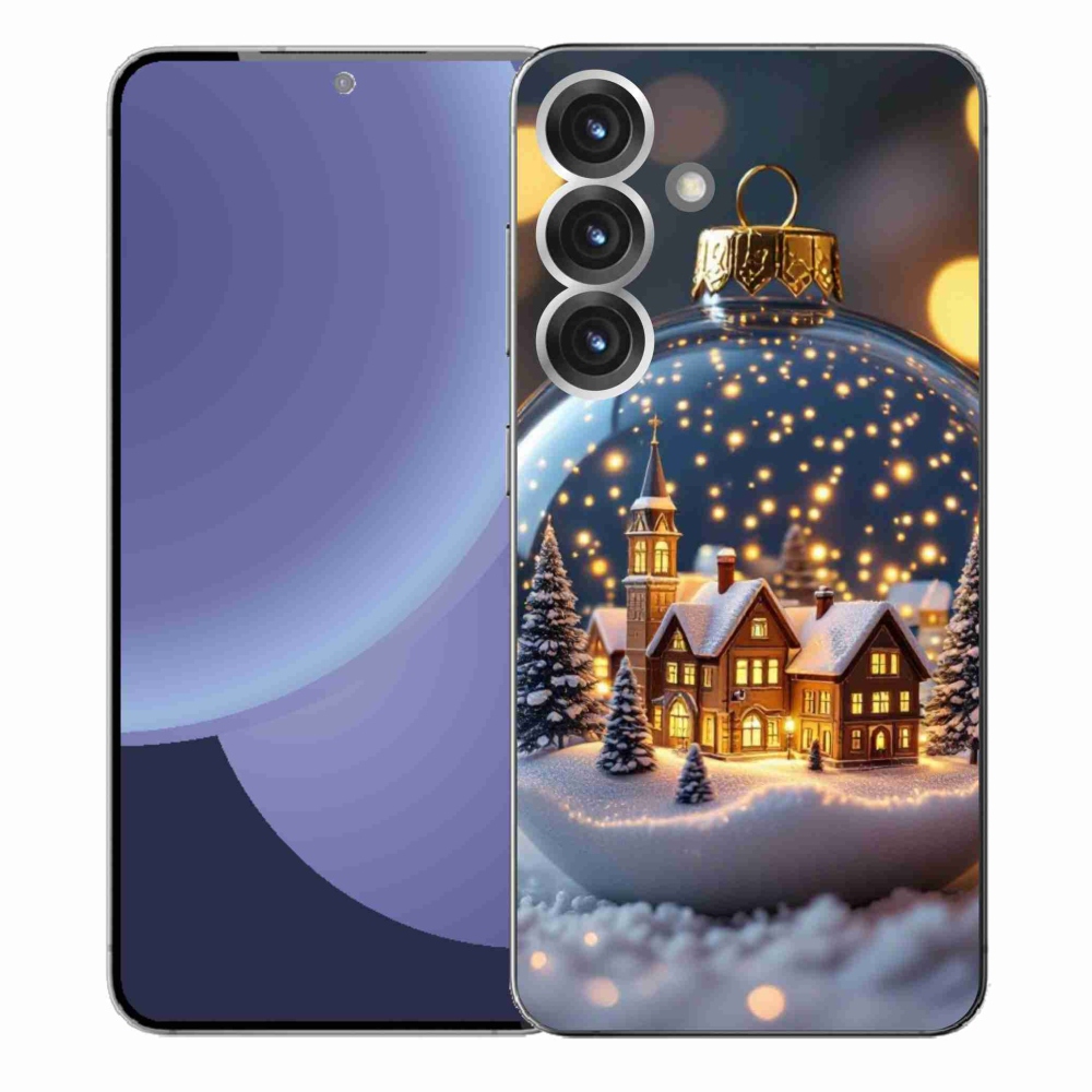Gelový kryt mmCase na Samsung Galaxy S25+ - vánoční koule 4