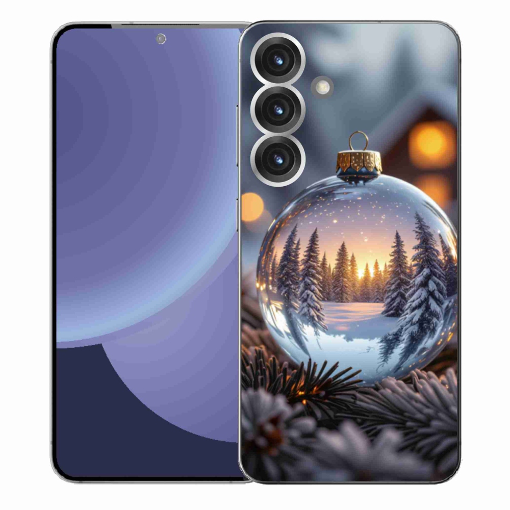 Gelový kryt mmCase na Samsung Galaxy S25+ - vánoční ozdoba