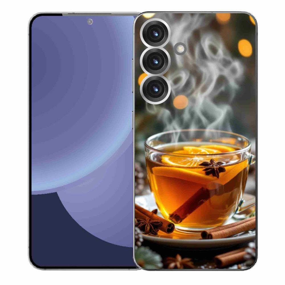 Gelový kryt mmCase na Samsung Galaxy S25+ - vánoční punč