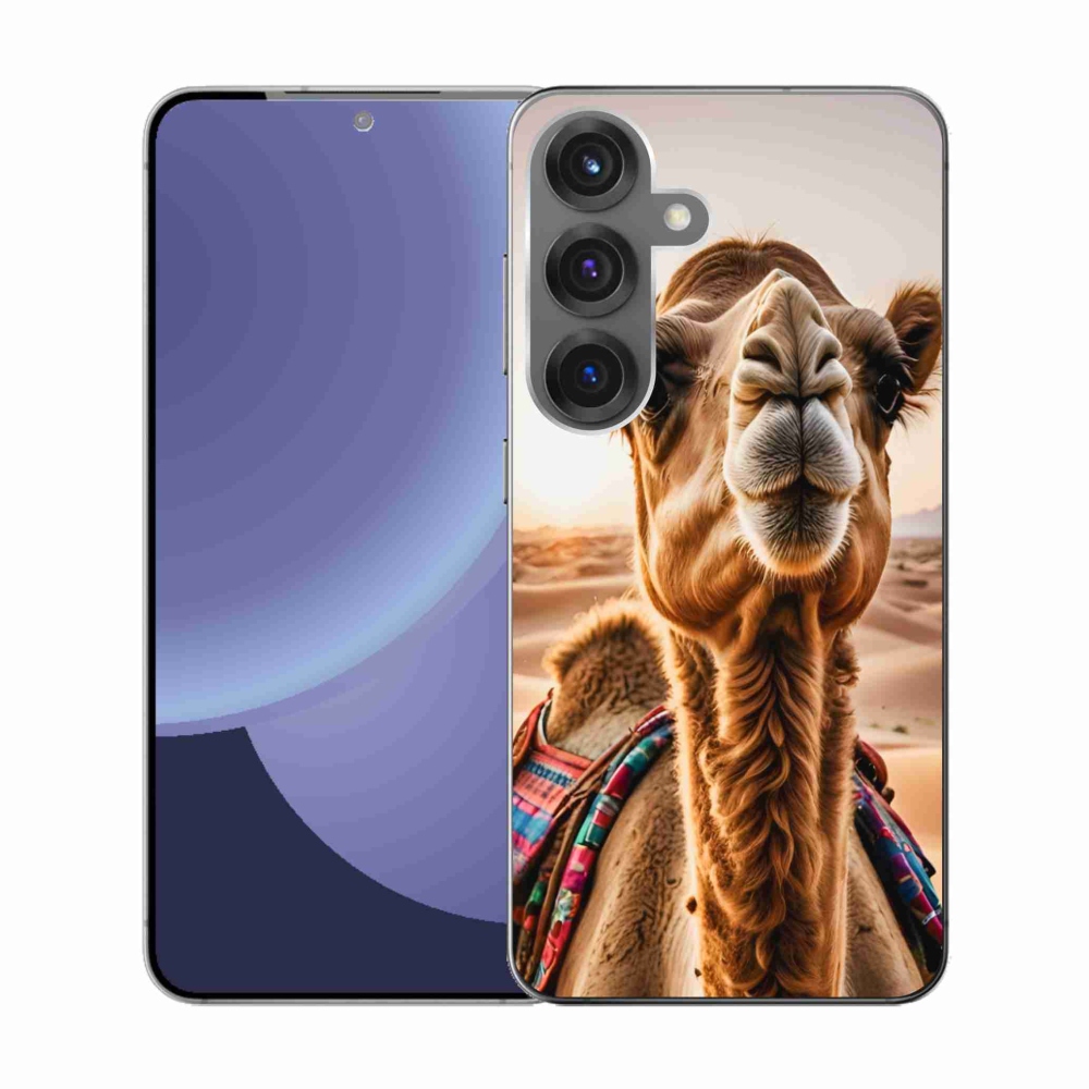 Gelový kryt mmCase na Samsung Galaxy S25 - velbloud