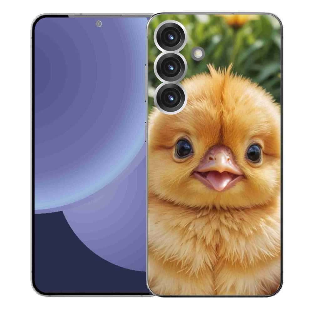 Gelový kryt mmCase na Samsung Galaxy S25+ - veselé kuřátko