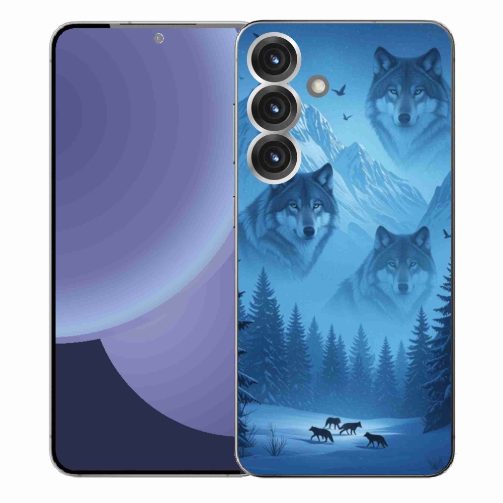Gelový kryt mmCase na Samsung Galaxy S25+ - vlčí smečka