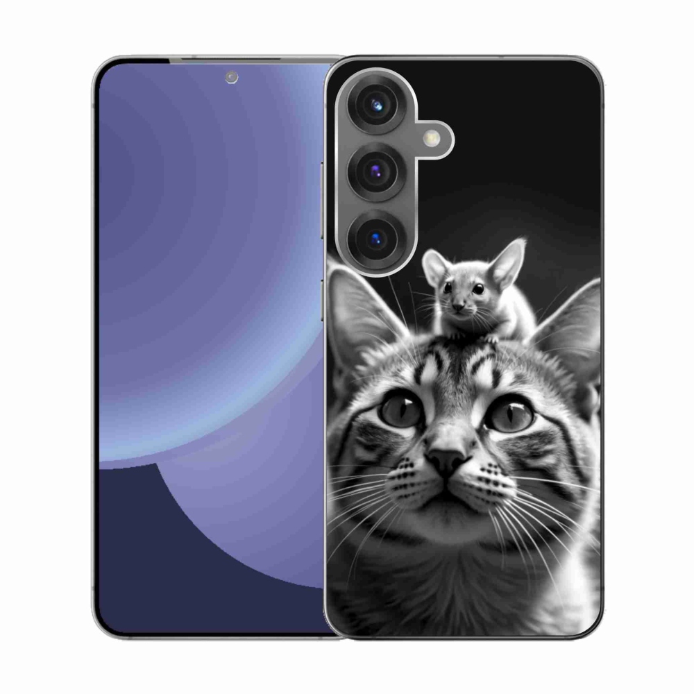 Gelový kryt mmCase na Samsung Galaxy S25 - zvířecí přátelství 2