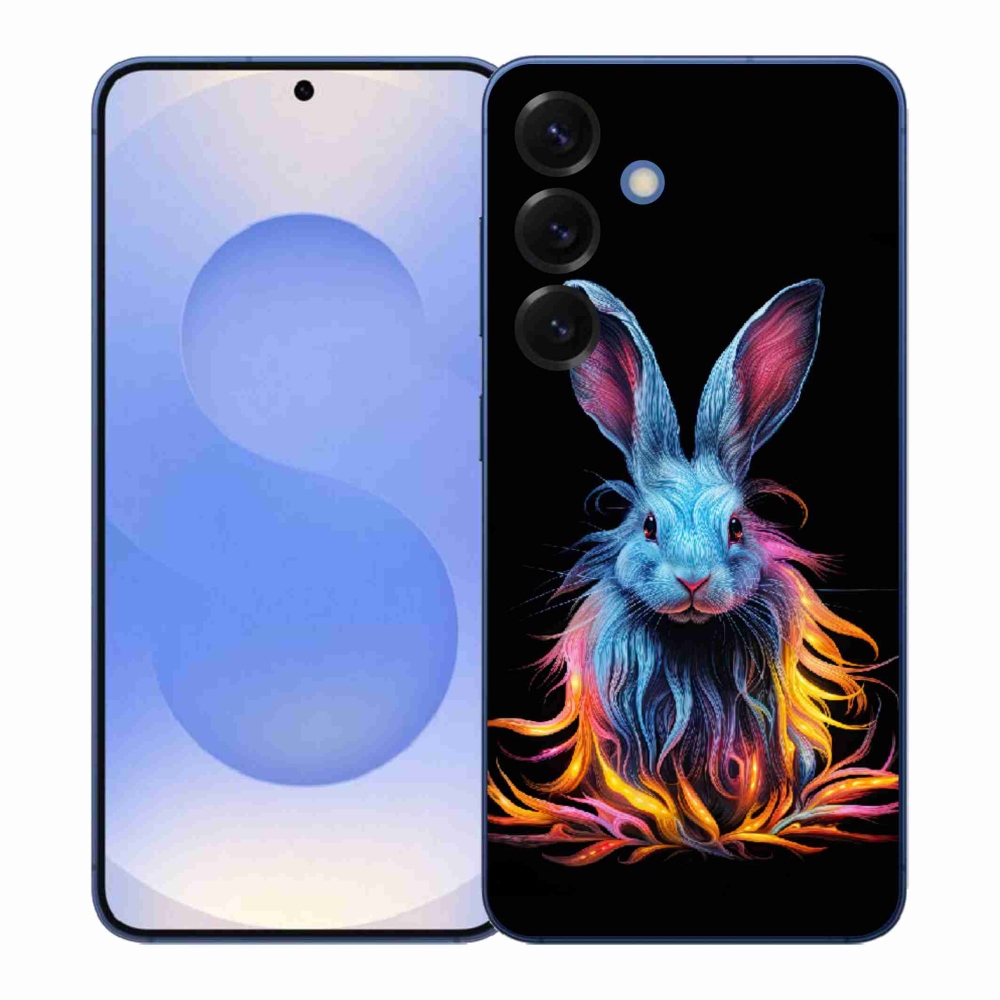 Gelový kryt mmCase na Samsung Galaxy S26+ - abstraktní zajíc