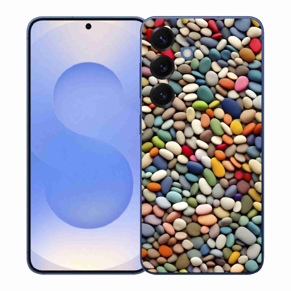 Gelový kryt mmCase na Samsung Galaxy S26+ - barevné kamínky 2