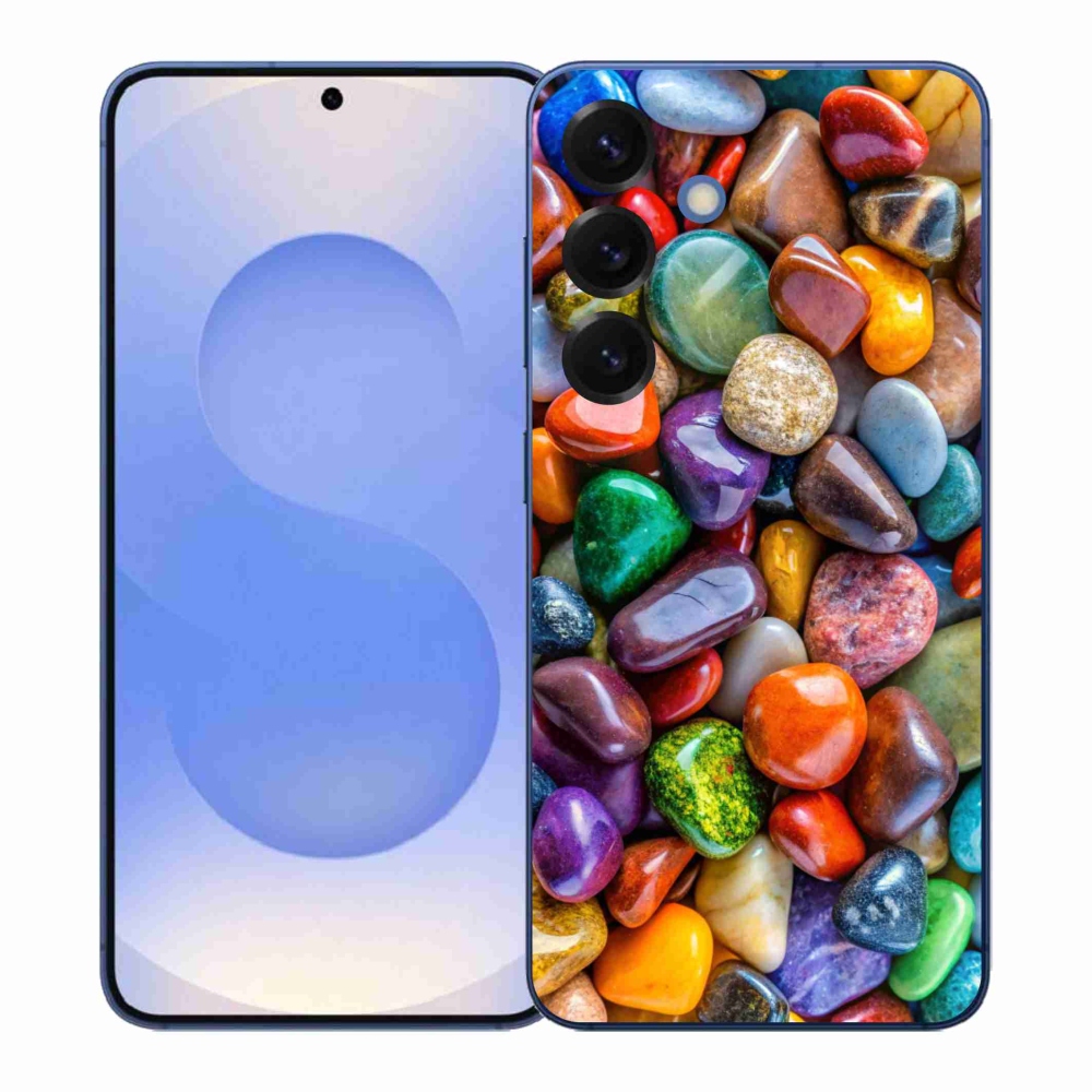 Gelový kryt mmCase na Samsung Galaxy S26+ - barevné kamínky