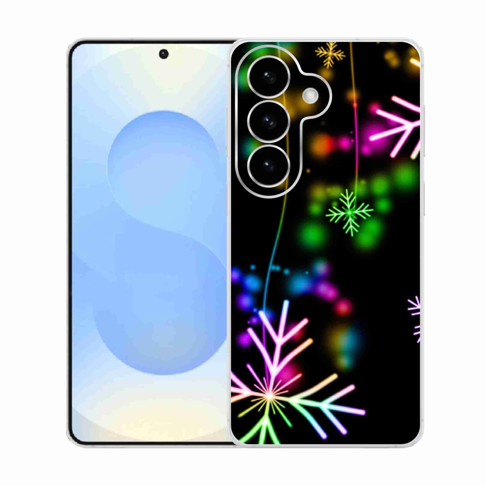 Gelový kryt mmCase na Samsung Galaxy S26  - barevné vločky