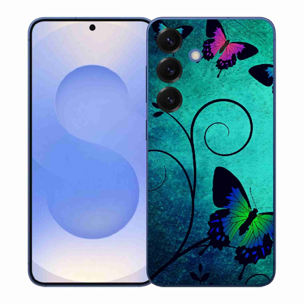 Gelový kryt mmCase na Samsung Galaxy S26+ - barevní motýli