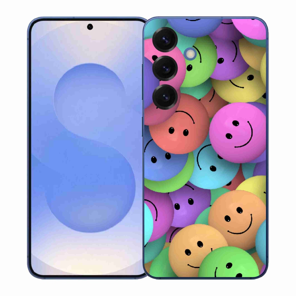 Gelový kryt mmCase na Samsung Galaxy S26+ - barevní smajlíci