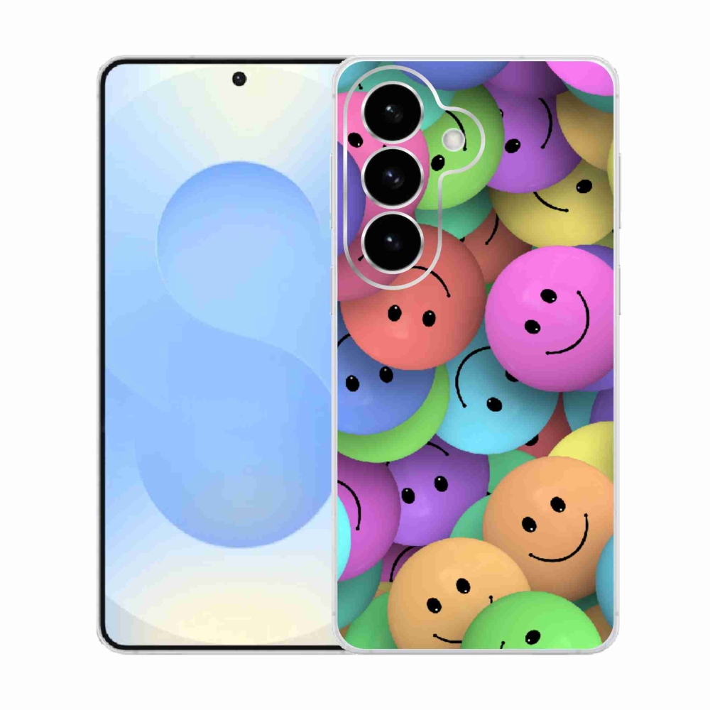 Gelový kryt mmCase na Samsung Galaxy S26  - barevní smajlíci