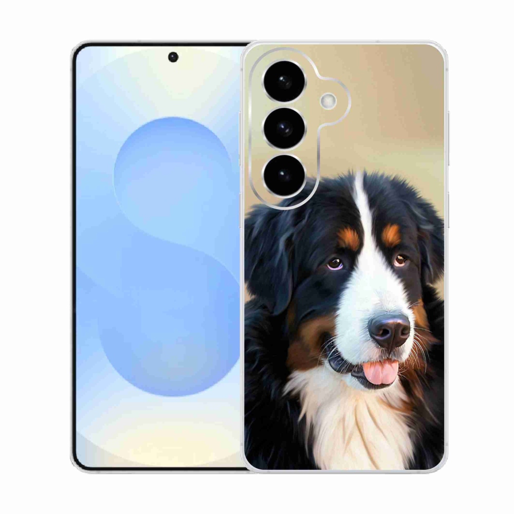 Gelový kryt mmCase na Samsung Galaxy S26  - bernský salašnický pes