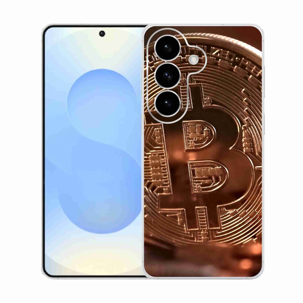 Gelový kryt mmCase na Samsung Galaxy S26  - bitcoin