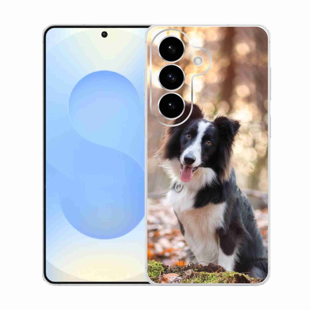 Gelový kryt mmCase na Samsung Galaxy S26  - border kolie 1