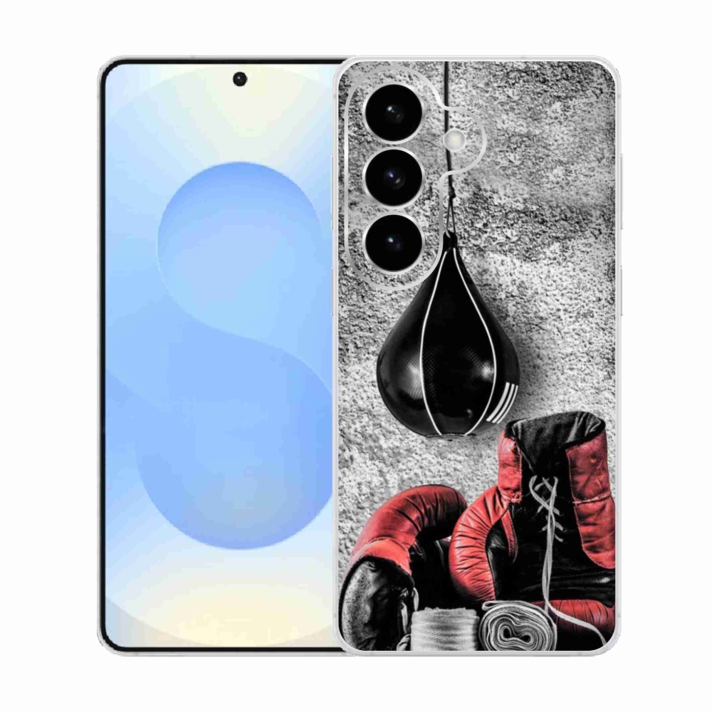 Gelový kryt mmCase na Samsung Galaxy S26  - boxovací pytel a rukavice