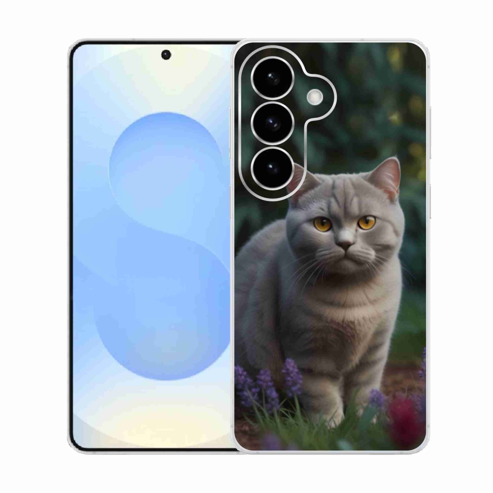 Gelový kryt mmCase na Samsung Galaxy S26  - britská kočka