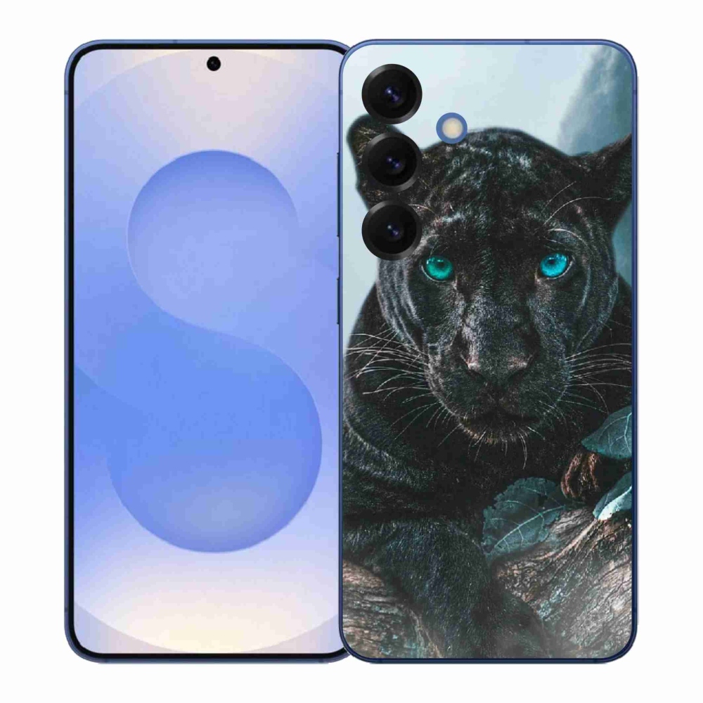 Gelový kryt mmCase na Samsung Galaxy S26+ - černý panter