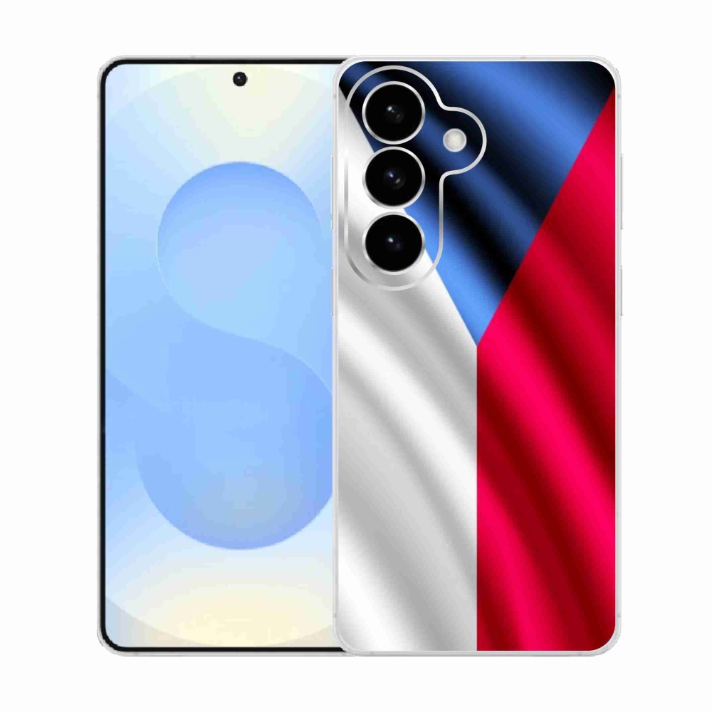 Gelový kryt mmCase na Samsung Galaxy S26  - česká vlajka