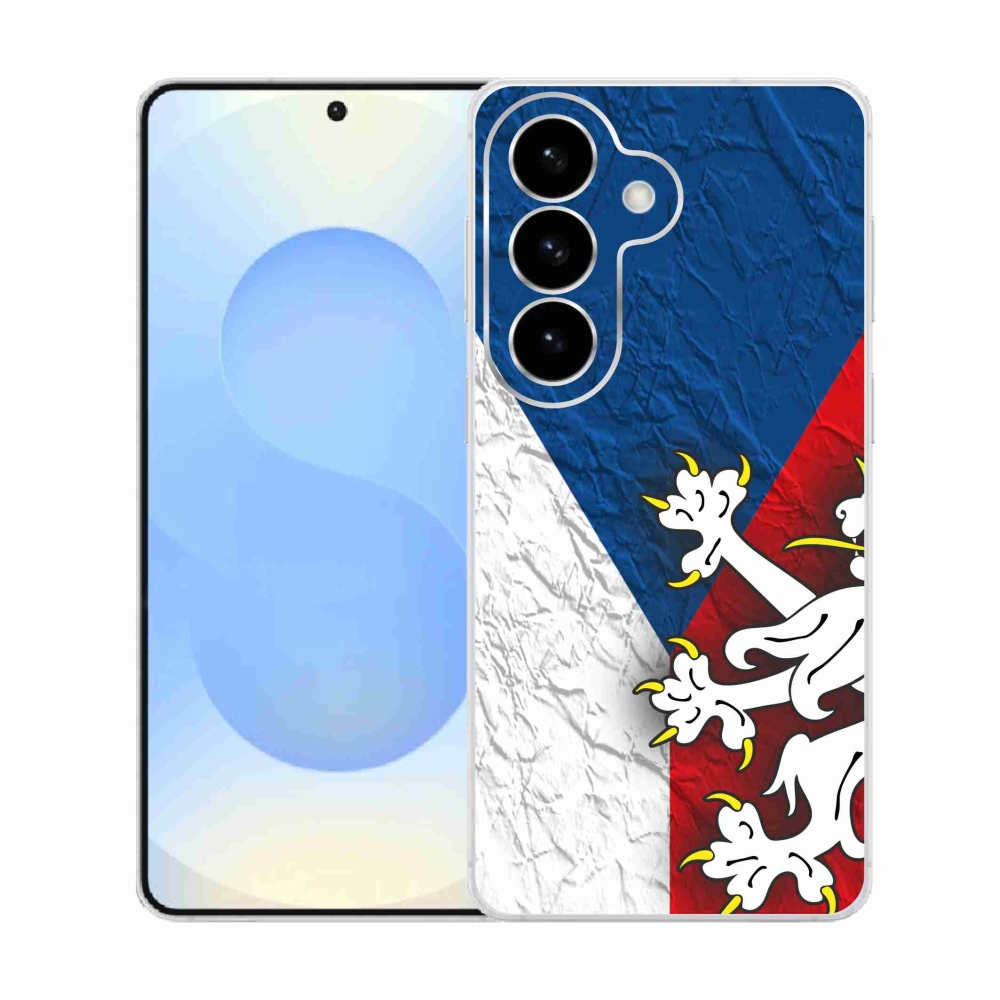 Gelový kryt mmCase na Samsung Galaxy S26  - česká vlajka 1