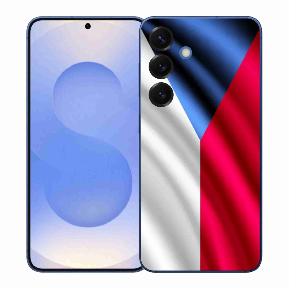 Gelový kryt mmCase na Samsung Galaxy S26+ - česká vlajka