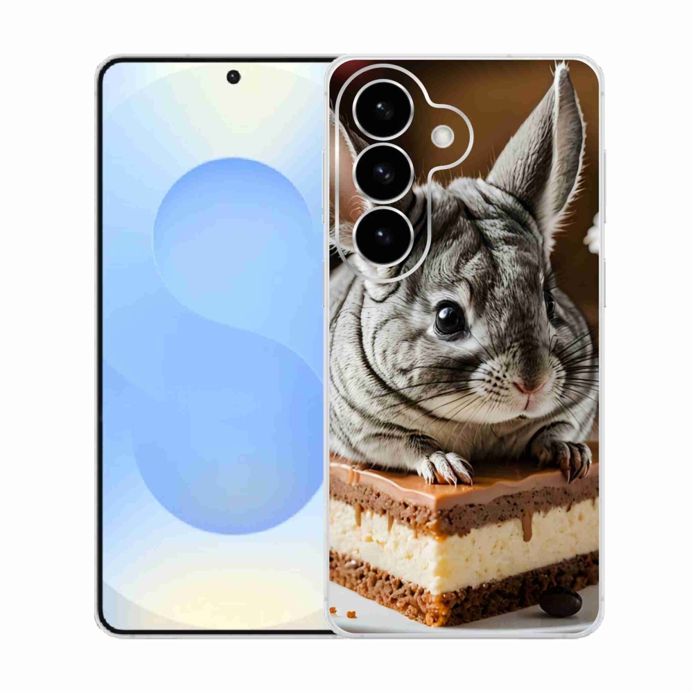 Gelový kryt mmCase na Samsung Galaxy S26  - činčila